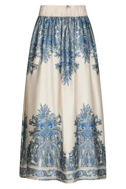 Neo Noir Nnlenni Paisley Border Skirt 166205 | Kjolar