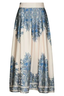 Neo Noir Nnlenni Paisley Border Skirt 166205 | Kjolar