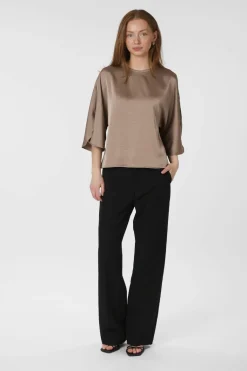 Nnliora Heavy Sateen Blouse 165567