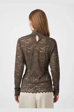 Neo Noir Nnliza Laceflower Blouse 161473 | Blusar & Skjortor