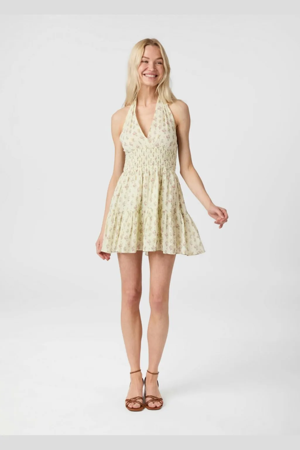 Nnmagda Fine Print Dress 165345