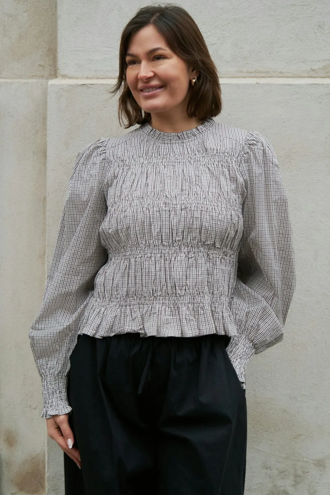 Neo Noir Nnmarcia Check Blouse 166893 | Blusar & Skjortor