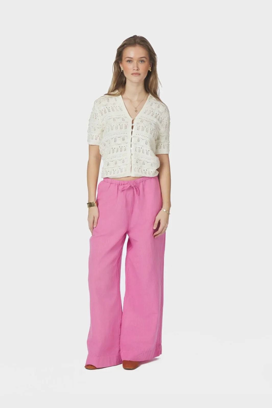Neo Noir Nnmarisini Stitch Polo Knit Top 165940 | Sticka
