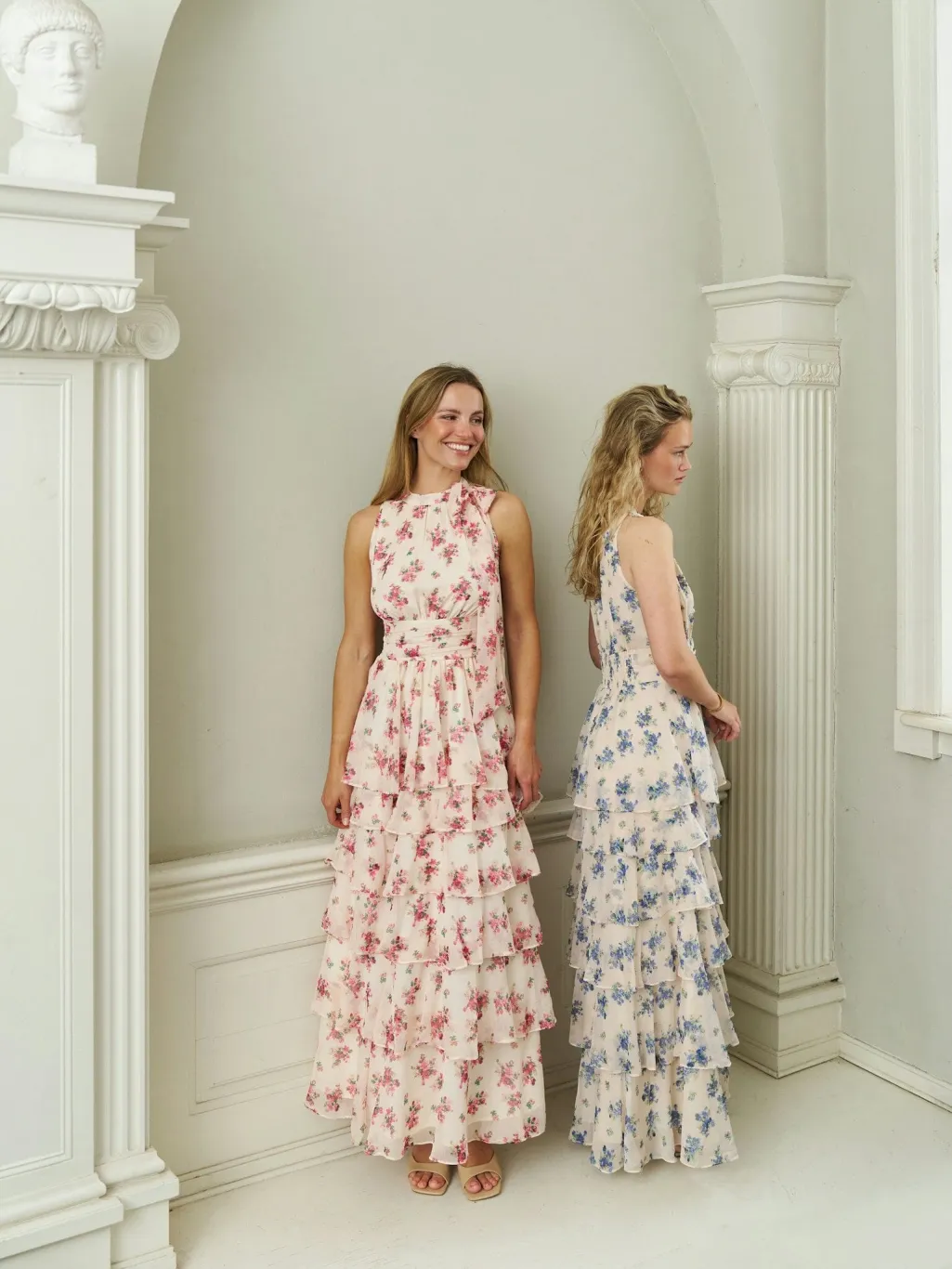 Nnmarli Amazing Chiffon Rose Dress 167706