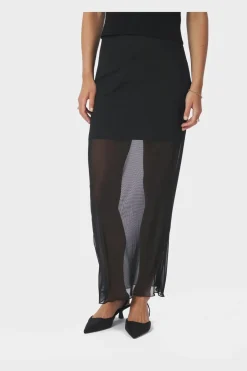 Neo Noir Nnmarlise Mesh Skirt 166014 | Kjolar