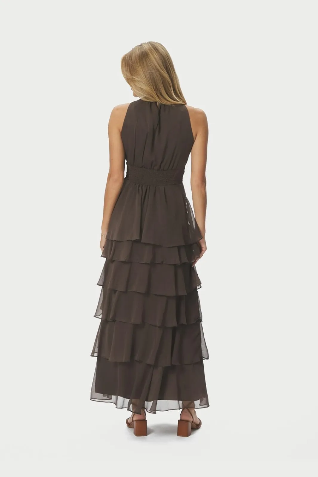 Neo Noir Nnmarli Solid Chiffon Dress 165640 | Klänningar