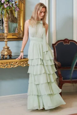 Neo Noir Nnmarli Solid Chiffon Dress 165640 | Klänningar