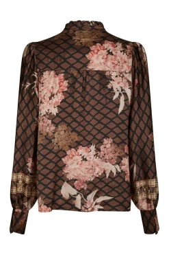 Neo Noir Nnmassima Botanical Border Blouse 167029 | Blusar & Skjortor|Set