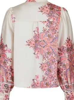 Neo Noir Nnmassima Paisley Border Blouse | Blusar & Skjortor