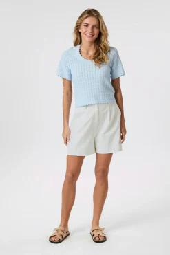 Neo Noir Nnmeiko Solid Knit Blouse 164706 | Blusar & Skjortor