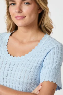 Neo Noir Nnmeiko Solid Knit Blouse 164706 | Blusar & Skjortor
