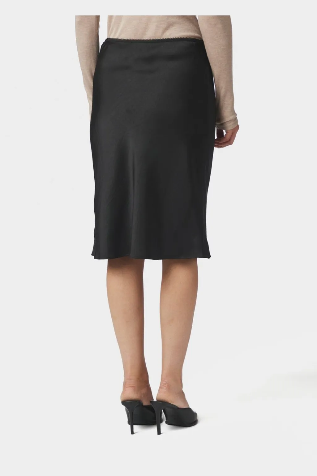 Nnmindie Heavy Sateen Skirt 170112