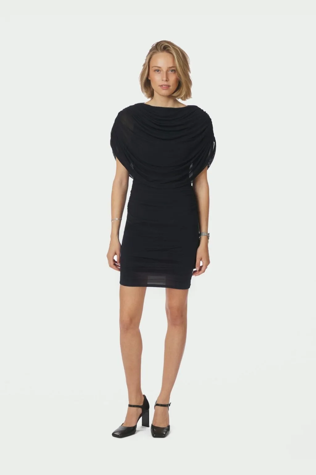 Nnmottuna Drapy Mesh Dress 167475