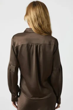 Neo Noir Nnnaja Satin Shirt 160801 | Blusar & Skjortor