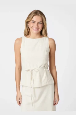 Neo Noir Nnnassa Linen Top 165623 | T-Shirts & Toppar