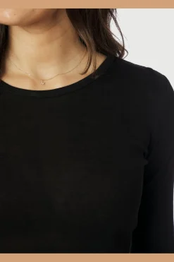 Neo Noir Nnnella Fine Rib Blouse 167271 | Blusar & Skjortor