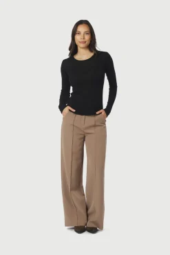 Neo Noir Nnnella Fine Rib Blouse 167271 | Blusar & Skjortor