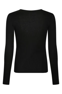 Neo Noir Nnnella Fine Rib Blouse 167271 | Blusar & Skjortor