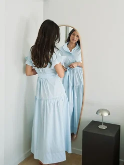 Nnnellie Soft Stripe Dress 168230