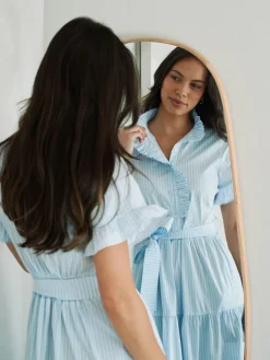 Nnnellie Soft Stripe Dress 168230
