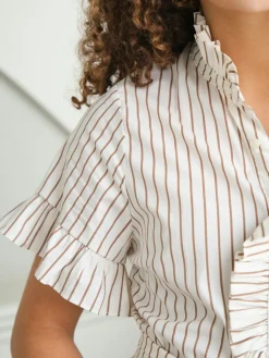 Nnnellie Wide Stripe Dress 168228