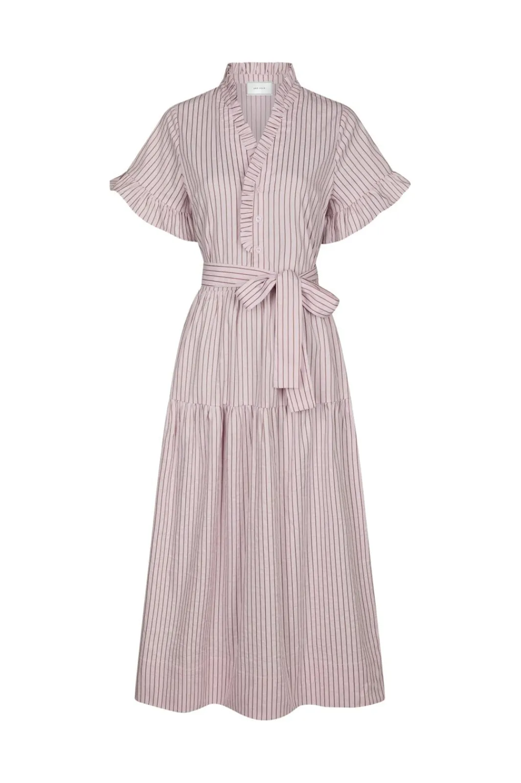 Neo Noir Nnnessie Structure Stripe Dress 169739 | Klänningar