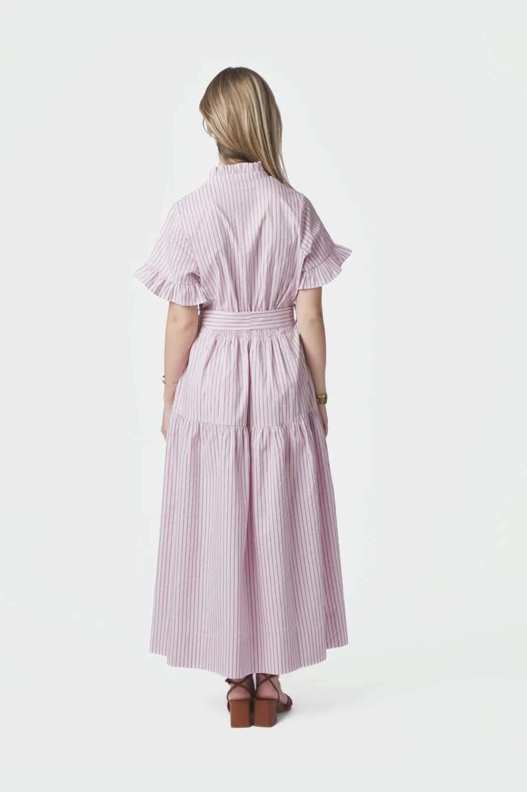 Neo Noir Nnnessie Structure Stripe Dress 169739 | Klänningar