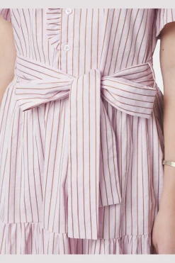 Neo Noir Nnnessie Structure Stripe Dress 169739 | Klänningar