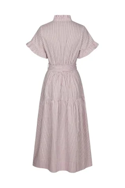 Neo Noir Nnnessie Structure Stripe Dress 169739 | Klänningar