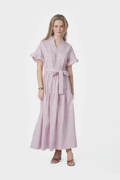 Neo Noir Nnnessie Structure Stripe Dress 169739 | Klänningar