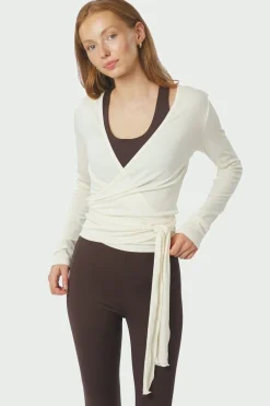 Neo Noir Nnnia Jersey Wrap Blouse 165501 | Blusar & Skjortor|Sportkläder
