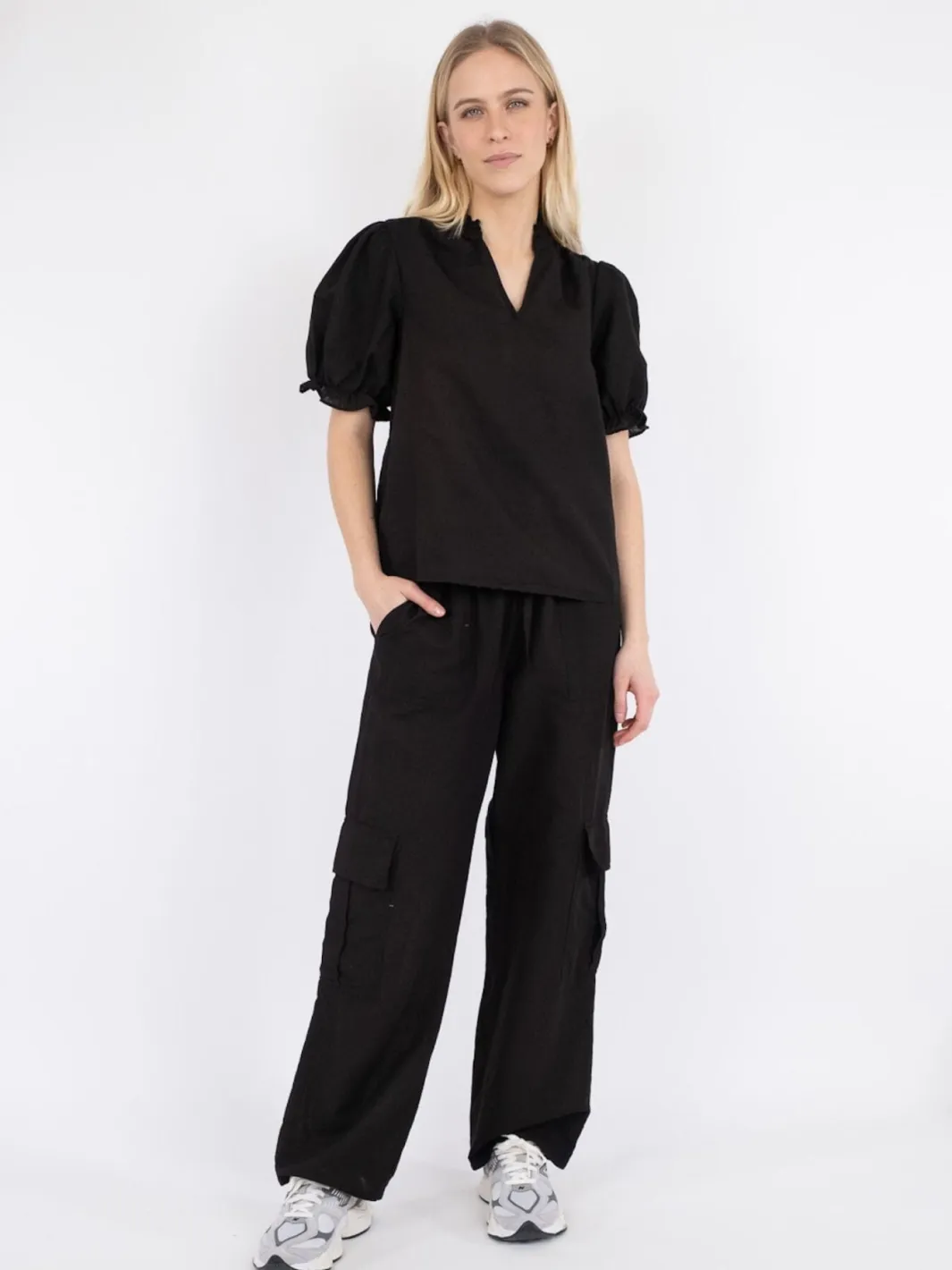 Neo Noir Nnodesa Linen Blouse | Blusar & Skjortor