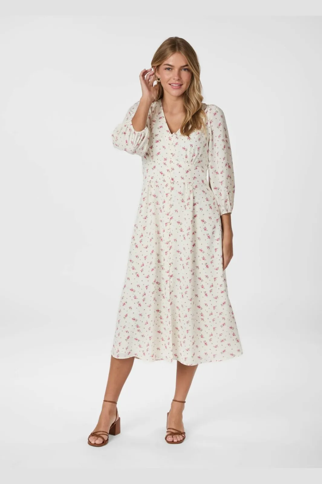 Neo Noir Nnolana Fleurie Flower Dress 166217 | Klänningar