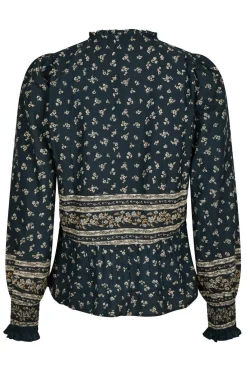 Neo Noir Nnora Mini Border Blouse 164597 | Blusar & Skjortor