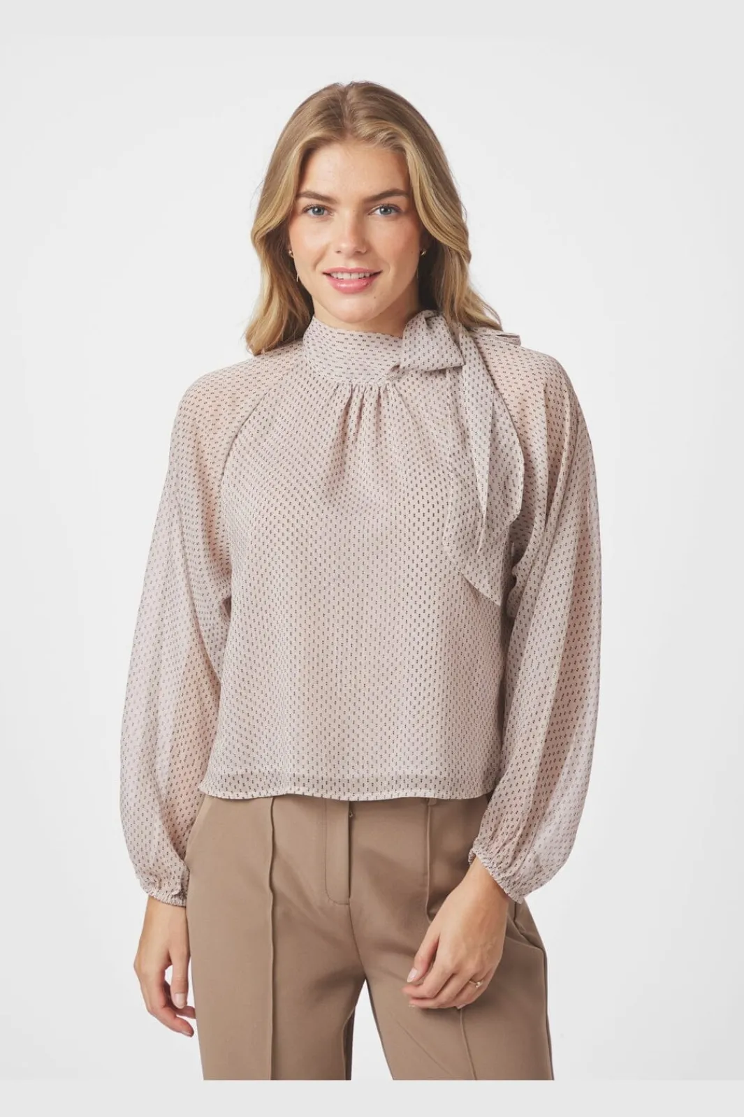 Neo Noir Nnpatti Double Dot Blouse 166724 | Blusar & Skjortor