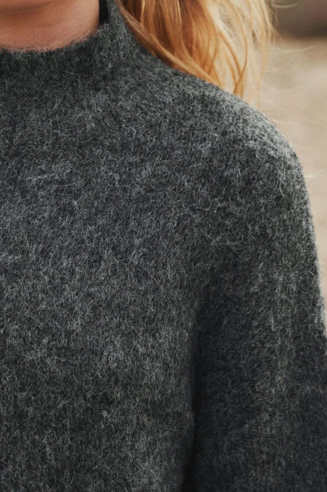 Neo Noir Nnpaulina Fluffy Knit Blouse 164729 | Blusar & Skjortor