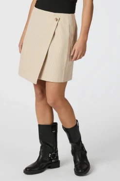 Nnpetrani Pinstriped Skirt 165192