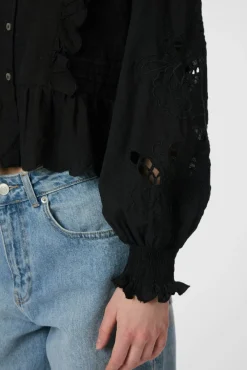 Neo Noir Nnpetrine Embroidery Blouse 161136 | Blusar & Skjortor