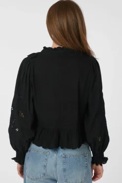 Neo Noir Nnpetrine Embroidery Blouse 161136 | Blusar & Skjortor