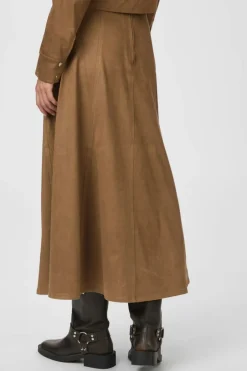 Neo Noir Nnraya Faux Suede Skirt 166255 | Set|Kjolar