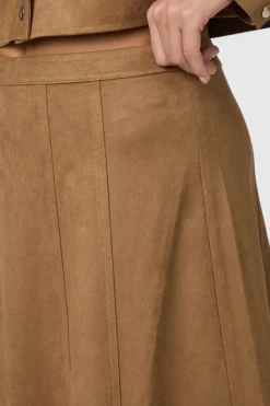 Neo Noir Nnraya Faux Suede Skirt 166255 | Set|Kjolar