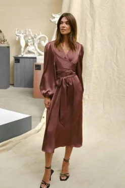 Neo Noir Nnrimini Heavy Sateen Dress 163039 | Klänningar