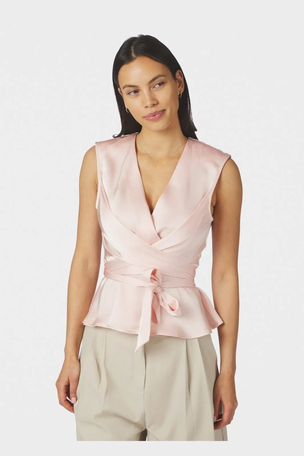 Neo Noir Nnrisetta Heavy Sateen Top 167086 | Set|T-Shirts & Toppar
