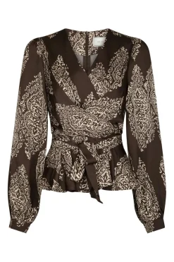 Neo Noir Nnrista Paisley Drop Blouse 166208 | Blusar & Skjortor