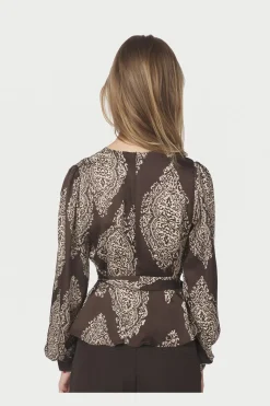 Neo Noir Nnrista Paisley Drop Blouse 166208 | Blusar & Skjortor