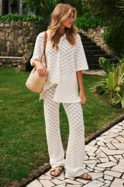 Neo Noir Nnrizzy Crochet Pants 165218 | Jeans, Leggings & Byxor