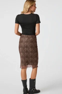 Neo Noir Nnroa Mesh Leo Skirt 164552 | Kjolar