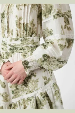 Nnroberta Flower Flow Dress 165425
