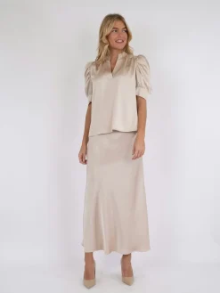 Nnroella Heavy Sateen Blouse