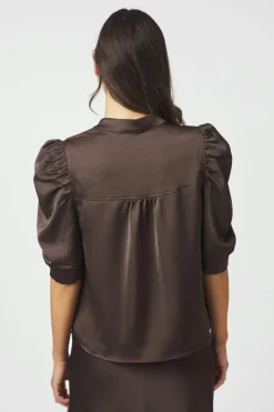 Neo Noir Nnroella Heavy Sateen Blouse 162590 | Blusar & Skjortor